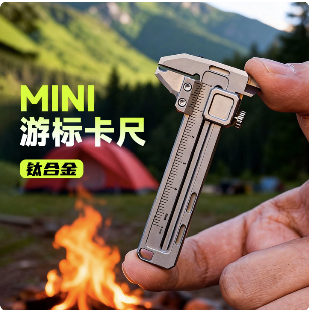 Edc Car Carry - Mini tytanowy stopniony tylnik z regulowanym