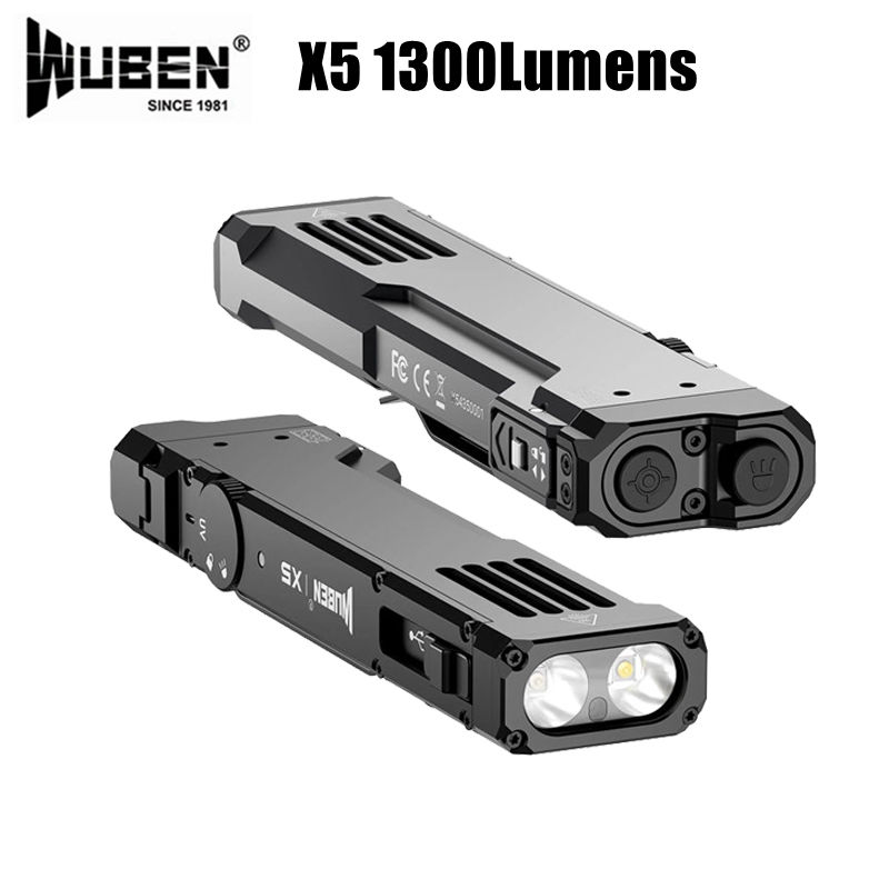 Edc Daily Carry - Kompaktowa latarka EDC WUBEN X5, 1300