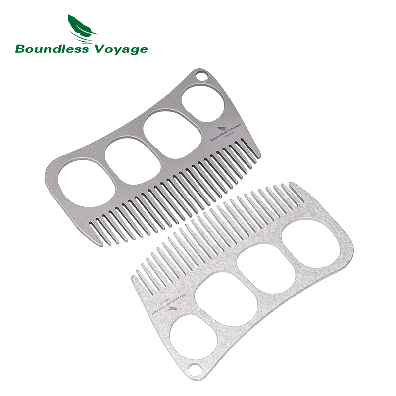 Comb Pocket Titanium - Boundless Voyage Tytanowy Grzebień Bez Uchwytu