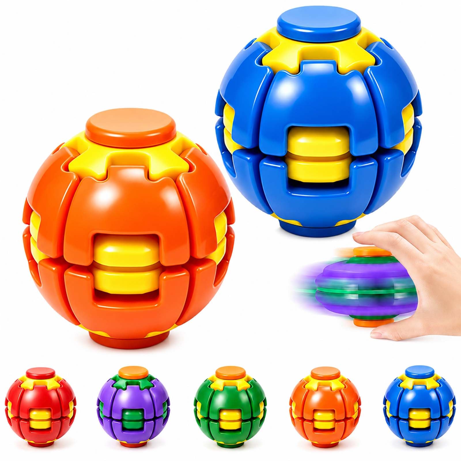 Fidget Spinner Bearing - Magiczna Kula Fidget Spinner Kostka Zabawka