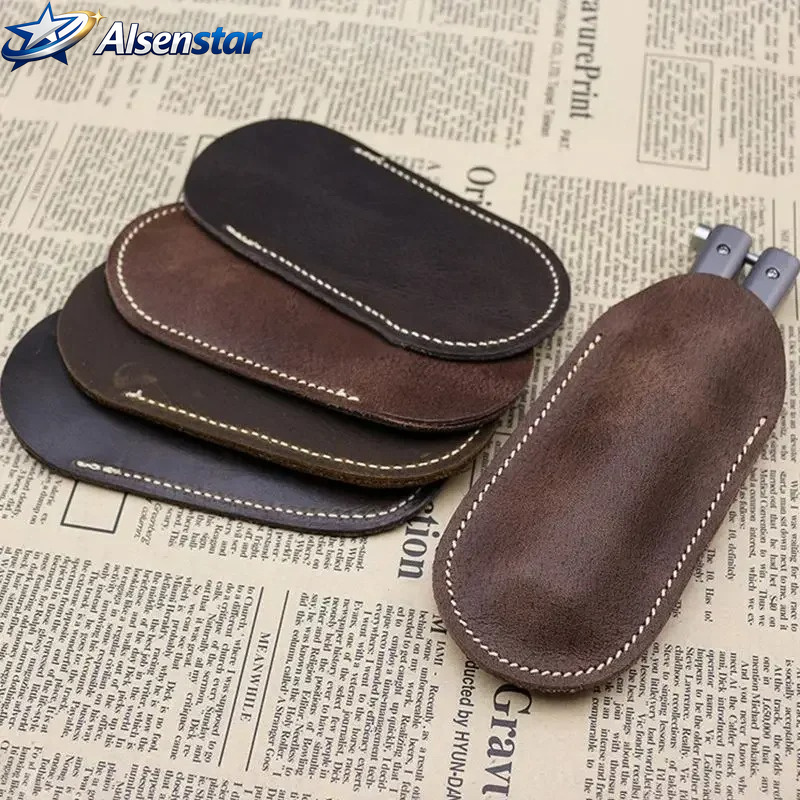 Edc Pocket Carry Fixed Blade - Skórzane etui na mały nóż, skórzany