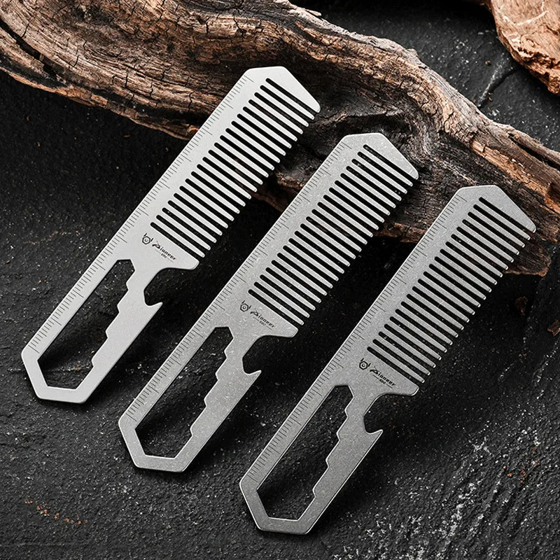 Comb Pocket Titanium - Grzebień antystatyczny z tytanu FEGVE, kieszonkowy