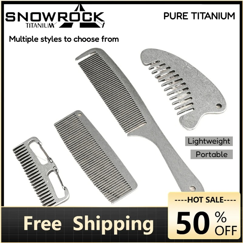 Grzebień do włosów i brody SNO – Comb Pocket Titanium recenzja i cena