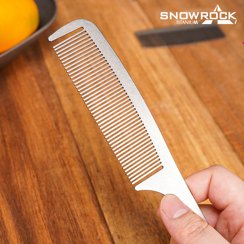 Grzebień do włosów i brody SNO – Comb Pocket Titanium recenzja i cena