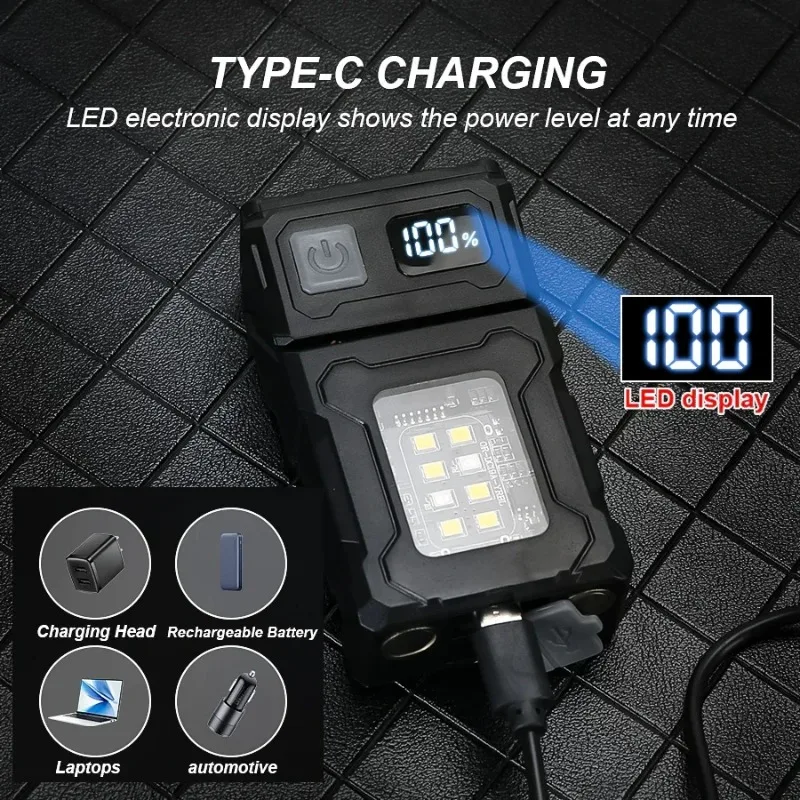 Mini latarki LED ręczne, ładow – Keychain Flashlight recenzja i cena
