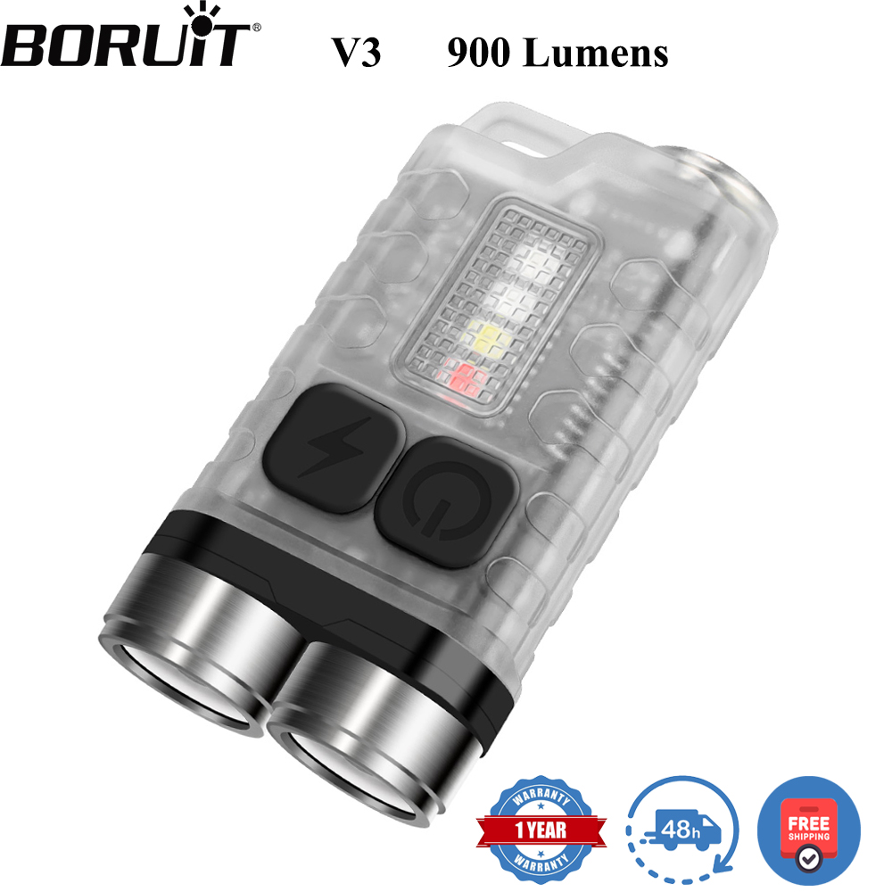 BORUiT V3 LED Latarka Brelok P – Keychain Flashlight recenzja i cena