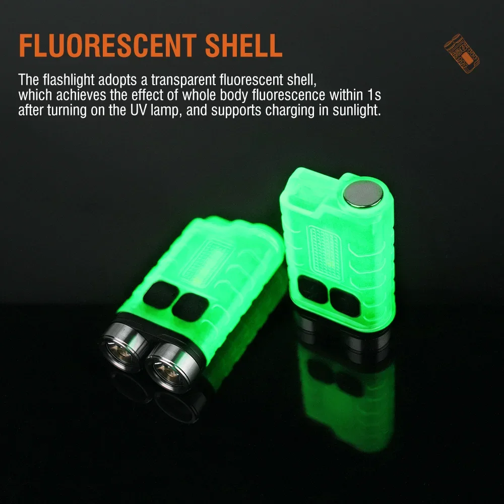 BORUiT V3 LED Latarka Brelok P – Keychain Flashlight recenzja i cena