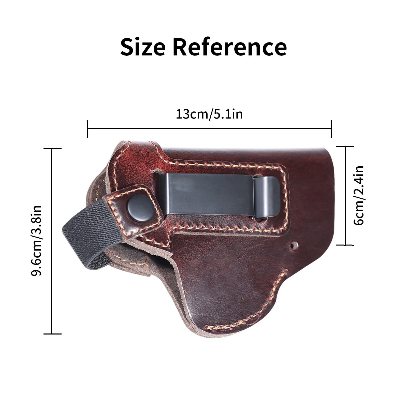 Taktyczna skórzana ukryta kabu – Edc Carry Belt Leather recenzja i cena