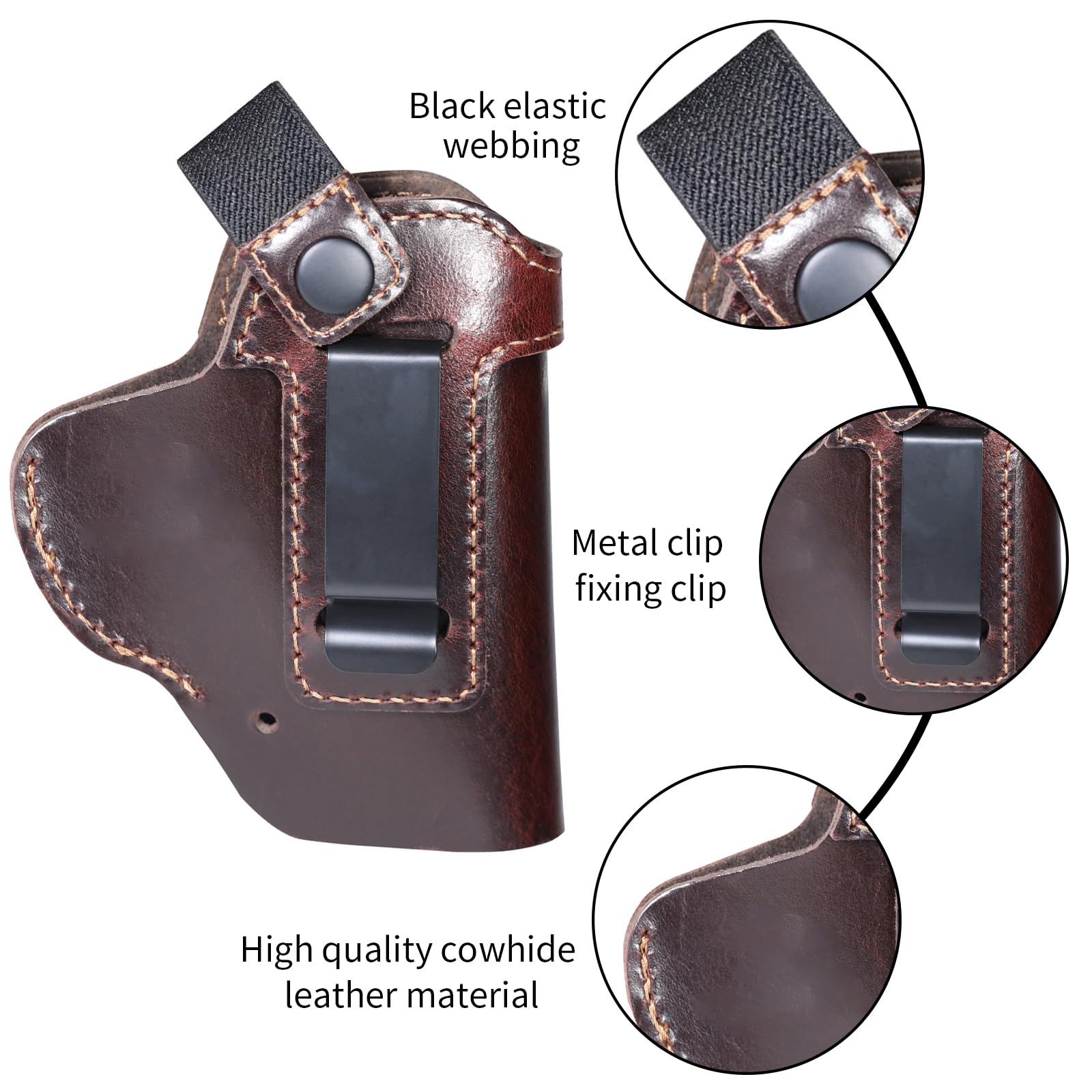 Taktyczna skórzana ukryta kabu – Edc Carry Belt Leather recenzja i cena