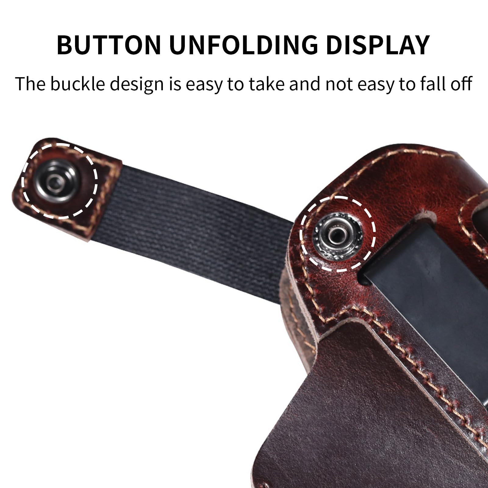 Taktyczna skórzana ukryta kabu – Edc Carry Belt Leather recenzja i cena