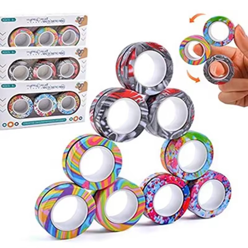 3 SZT. Magnetyczne Pierścienie – Fidget Spinner Bearing recenzja i cena
