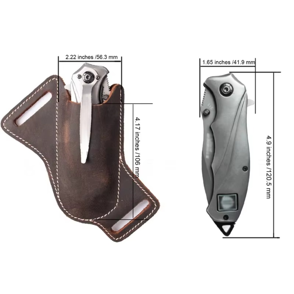 Wytrzymała skórzana pochwa na  – Edc Carry Belt Leather recenzja i cena