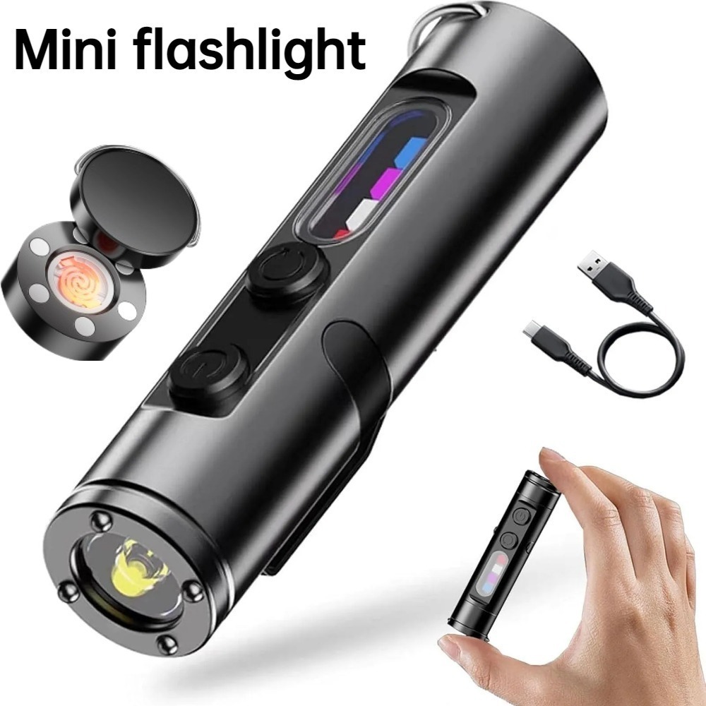 Mini Latarka Zewnętrzna Typu C – Keychain Flashlight recenzja i cena