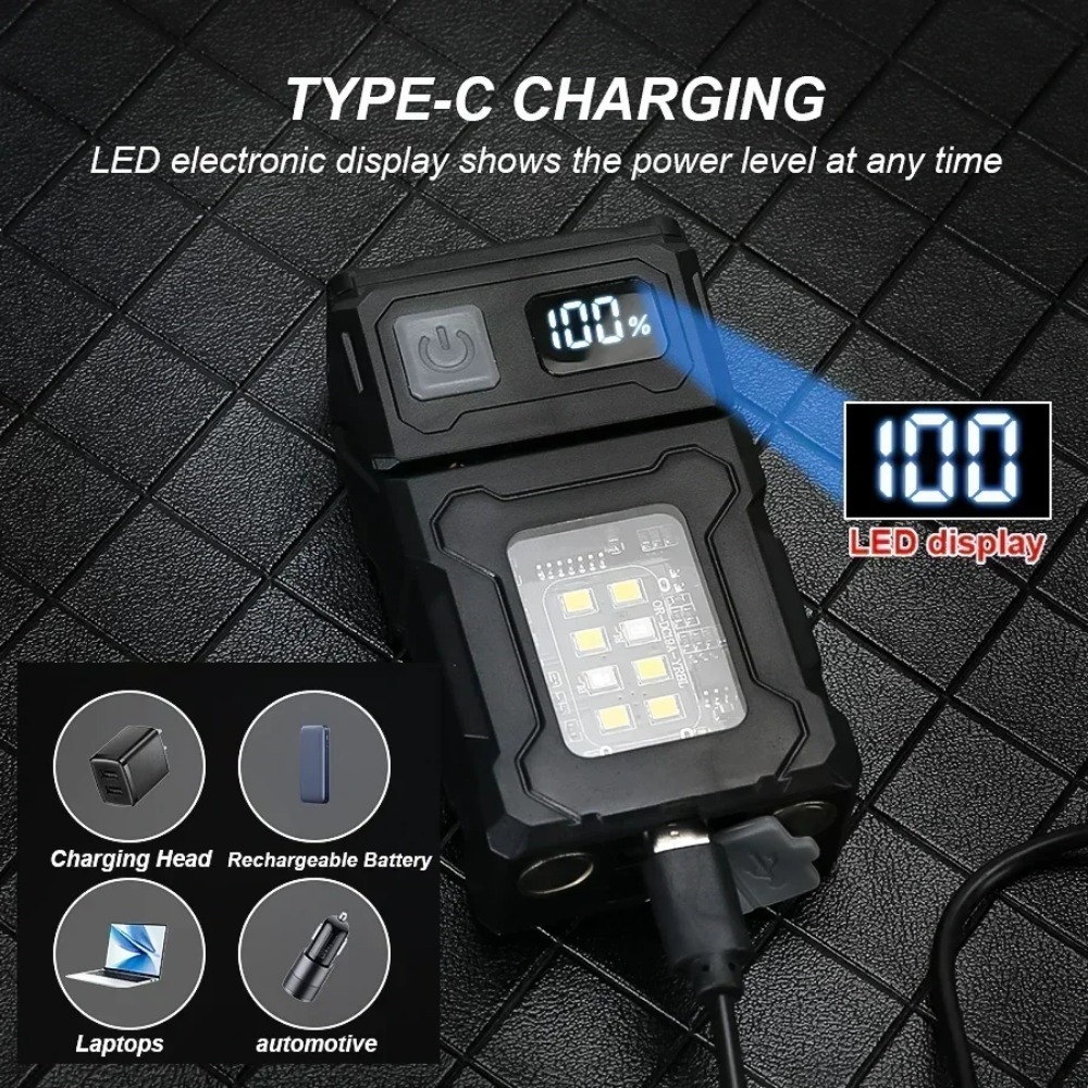 180 °   Obrotowa latarka LED,  – Keychain Flashlight recenzja i cena