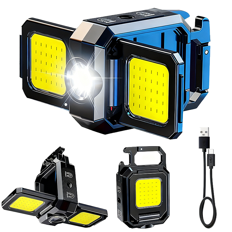 Mini Latarka Brelokowa COB Świ – Keychain Flashlight recenzja i cena