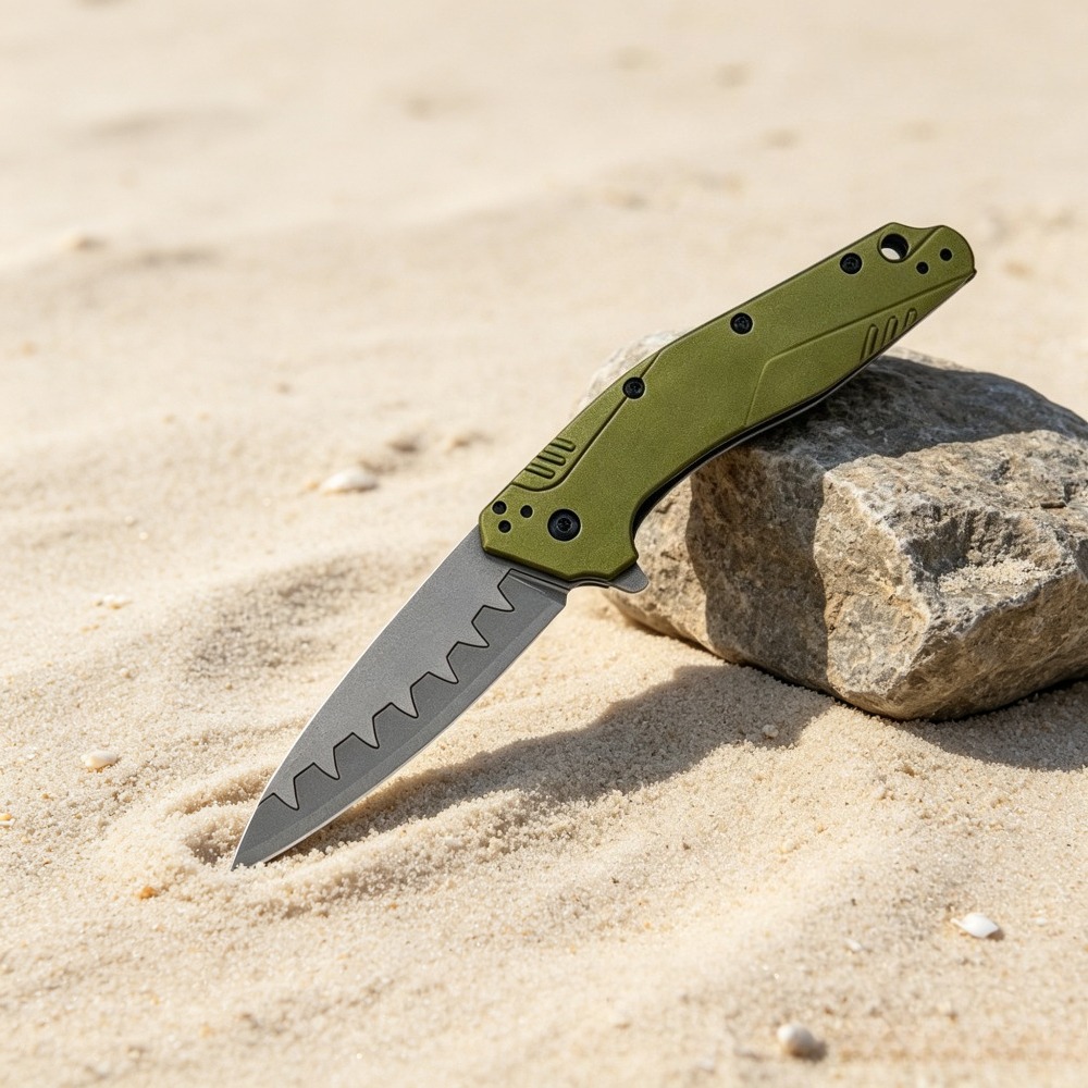 Składany nóż kieszonkowy 1812  – Edc Concealed Carry Knife recenzja i cena
