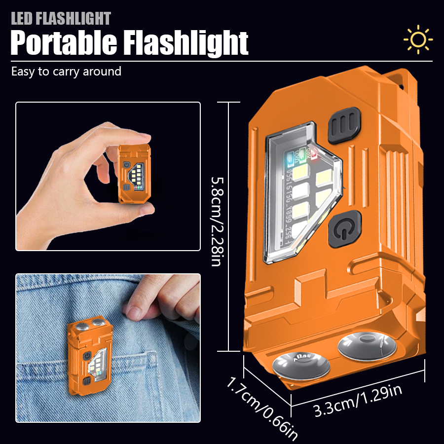 Mini Latarka EDC na Breloczku, – Keychain Flashlight recenzja i cena