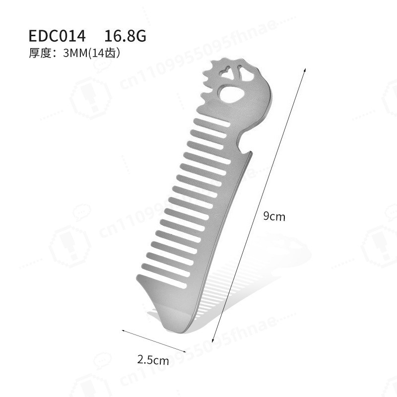 Grzebień do stylizacji włosów  – Comb Pocket Titanium recenzja i cena