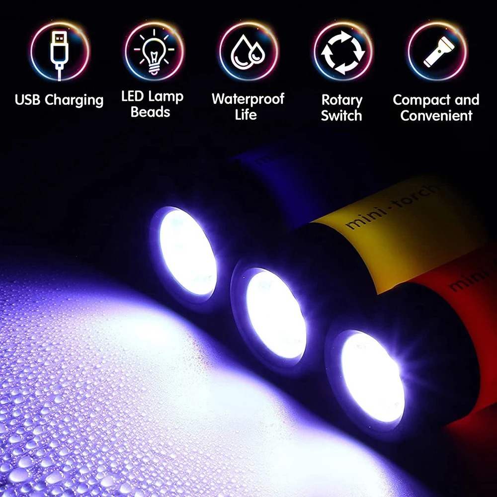 Mini latarka kempingowa ładowa – Keychain Flashlight recenzja i cena