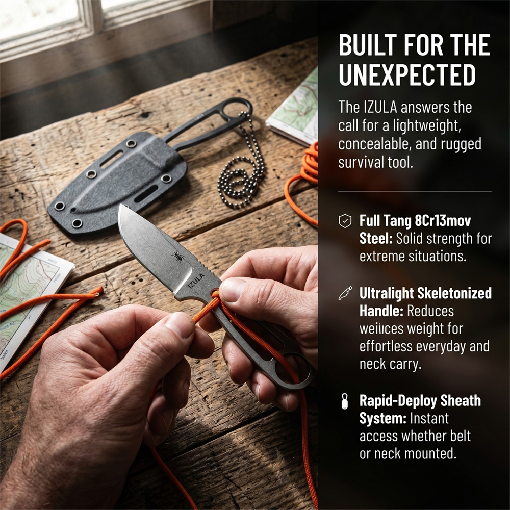 Nóż survivalowy Daily Carry Fu – Edc Concealed Carry Knife recenzja i cena