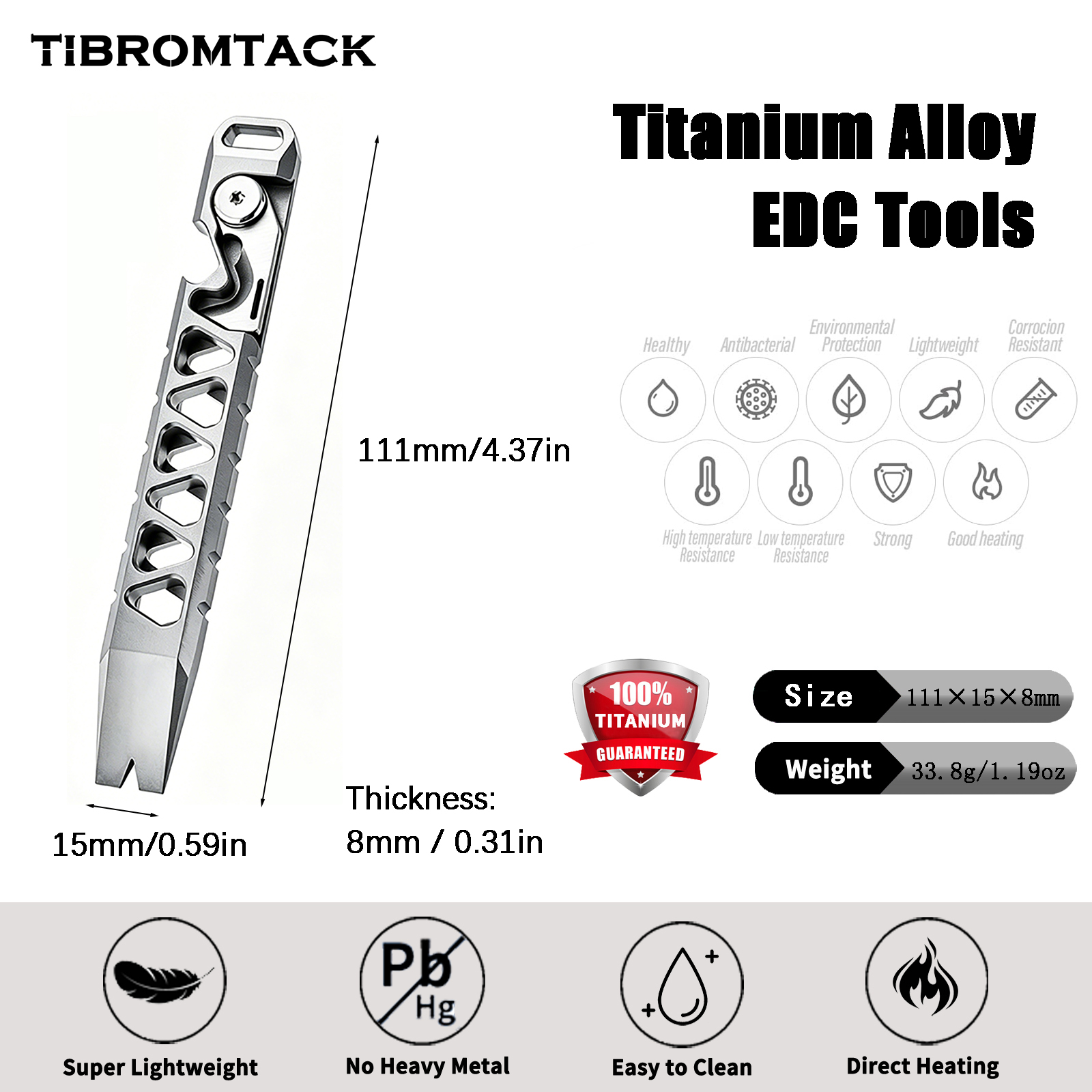 TIBROMTACK Tytanowe Wielofunkc – Edc Carry Co recenzja i cena