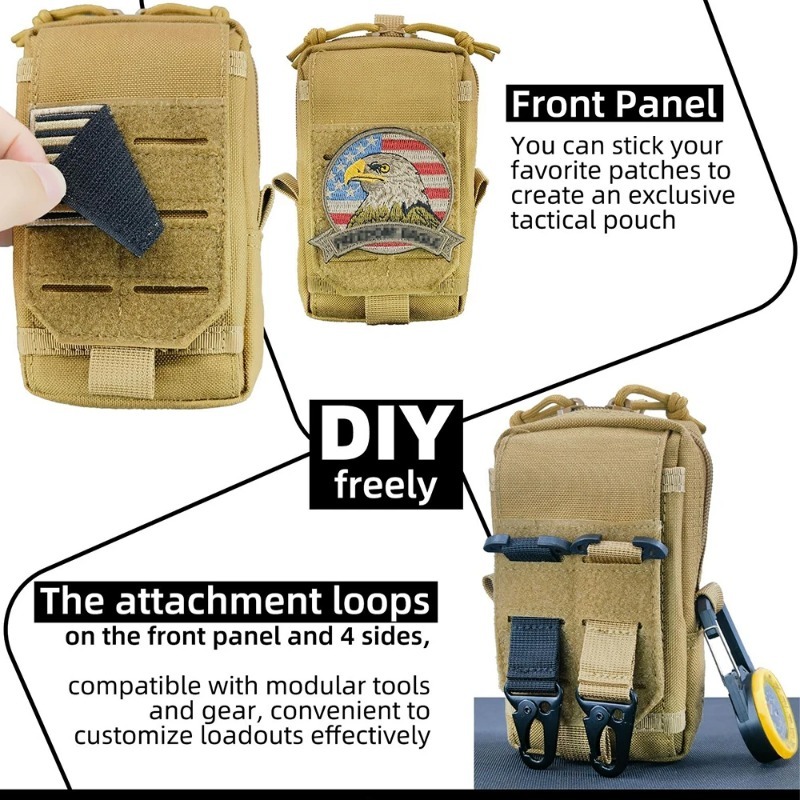 Taktyczna torba biodrowa MOLLE – Edc Carry Box recenzja i cena