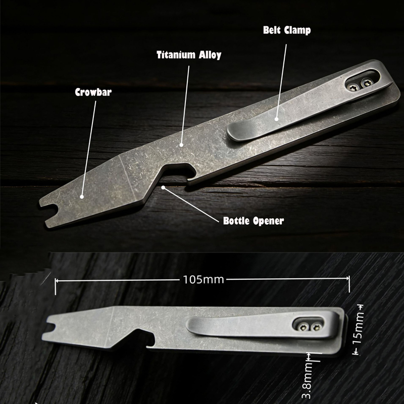 Łopatka z tytanu TC4 o długośc – Titanium Pry Bar recenzja i cena