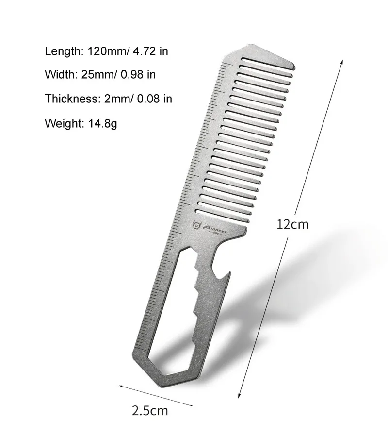 Grzebień antystatyczny z tytan – Comb Pocket Titanium recenzja i cena