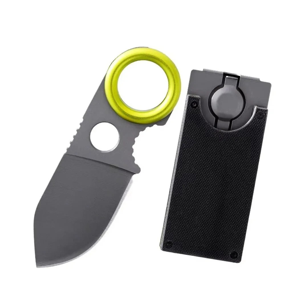 Mini EDC Nóż Pierścieniowy ze  – Edc Pocket Carry Fixed Blade recenzja i cena
