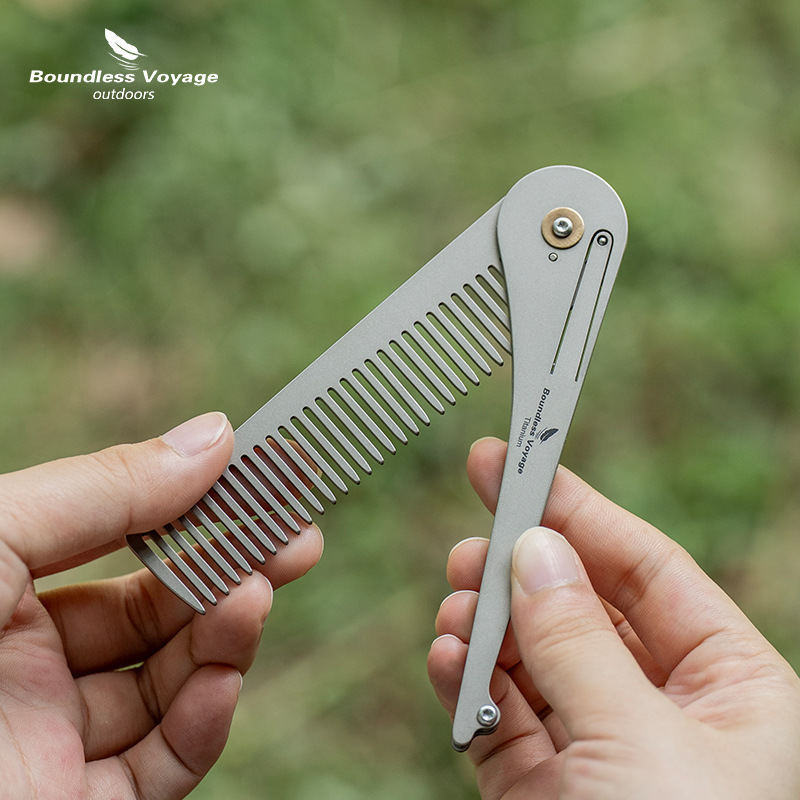 Grzebień składany antystatyczn – Comb Pocket Titanium recenzja i cena